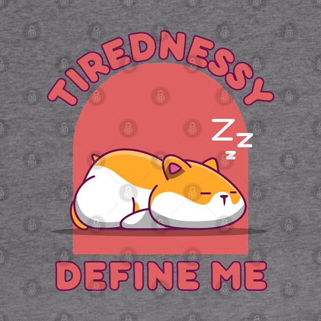 kawaii sleepy hamster by HB Shirts